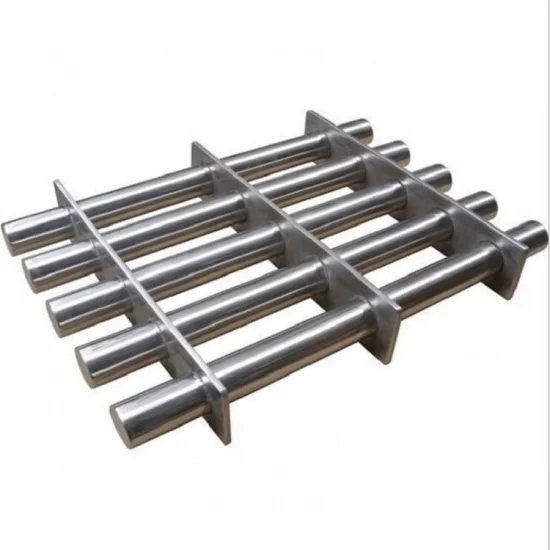 Hot Sale Custom Stainless Steel Tubes Magnetic Grate 10000Gs Magnetic Filter For Hopper