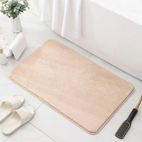 Personnalisé Moderne Simplicité Couleur Unie Absorbant l'Eau Antidérapant Cuisine Salle De Bains Tapis De Bain Pour Sol