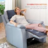 Coussin de massage chauffant vibrant Shiatsu de haute qualité avec contrôle de la minuterie, design pliable portable pour un soulagement corporel complet