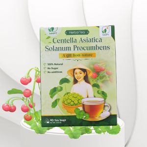 100% Handpicked Centella Asiatica Solanum Procumbens Herbal Tea - No Sugar Added (40 Tea Bags) - Product Image 5