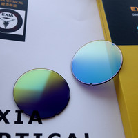 EXIA Lunettes de soleil A90 Flash Verres miroir Vert SHMC Vintage Eyewear Lenses Flat