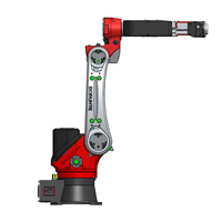 Bras robotisé CNC de soudage à 6 axes, portée de bras de 1600 mm, contrôlé par PLC, boîte de vitesses, moteur, capacité de charge de 6 kg, entraînement servo-électrique, moteur, IP54, CE