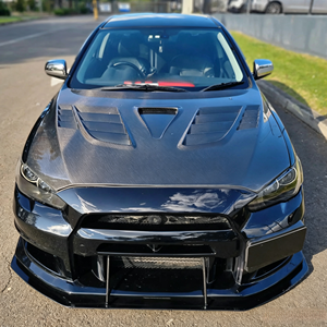 ฝากระโปรงคาร์บอนไฟเบอร์แท้จากโรงงาน ทรง Areal สำหรับมิตซูบิชิ แลนเซอร์ อีโว เอ็กซ์ (รุ่นที่ 10)/ แลนเซอร์ อีเอ็กซ์ ปี 2008-2015 - Product Image 6