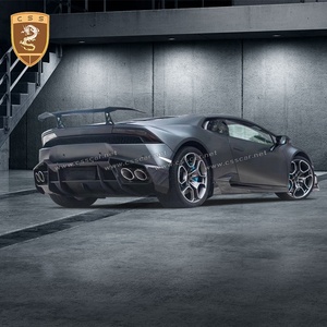 Mansori Style Spoiler En Fiber De Carbone Jupes Latérales Diffuseur Pour <span class=keywords><strong>Lambo</strong></span> Huracan LP610 Kits De Carrosserie - Product Image 3