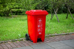 Thùng Rác HDPE 2 Bánh Bán Sỉ 100/120/240 Lít Thùng Rác Nhựa Di Động - Product Image 4