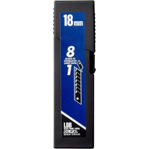 Lame industriali Ultra affilate Premium da 18mm 50 lame di ricambio a scatto (400 segmenti) LBB-50B taglierino - Product Image 2