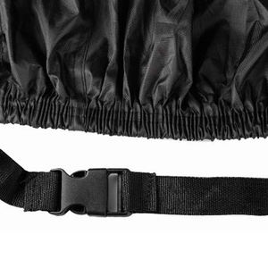 Housse de <span class=keywords><strong>moto</strong></span> <span class=keywords><strong>universelle</strong></span> avec protection solaire et pluie, installation pliable par crochet, matériau PE, housse de rangement anti-poussière - Product Image 3
