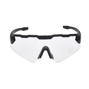 Lunettes de sécurité tactiques, monture intégrale, verres en polycarbonate, anti-buée, protection sur chantier, transparentes, PC, sport, utilisation en extérieur - Product Image 4