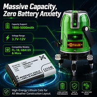 Batterie Li-ion personnalisée 1800-5000mAh 3.7V/7.4V pour niveau laser compatible Fukuda et Hilti