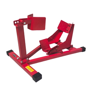 Support de cale de <span class=keywords><strong>roue</strong></span> avant de <span class=keywords><strong>moto</strong></span> en acier réglable rouge de haute qualité support de stationnement de <span class=keywords><strong>moto</strong></span> universel pour l'arrêt de réparation - Product Image 3