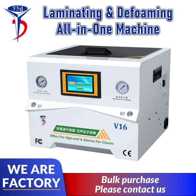 V16 All in One Lamination Machine 4 in 1 OCA Vacuum Laminating Bubble Removing Machine for LCD Screen Repair
