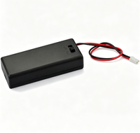 Support de piles AA (2 unités) avec interrupteur marche/arrêt pour pack de piles Microbit 3V, boîtier de protection pour 2 cellules, connecteur PH2.0 et câble