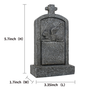 Figurine commémorative <span class=keywords><strong>en</strong></span> <span class=keywords><strong>résine</strong></span> <span class=keywords><strong>pour</strong></span> animaux de compagnie avec ange peint à la main, <span class=keywords><strong>chat</strong></span> + décoration d'empreintes de pattes - Mémorial <span class=keywords><strong>extérieur</strong></span> <span class=keywords><strong>pour</strong></span> animaux de compagnie bien-aimés - Product Image 6