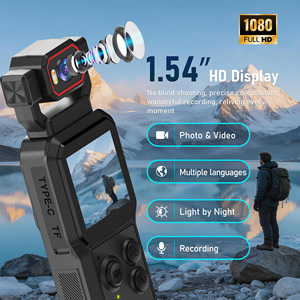 Cámara de Bolsillo QZT 4K Personalizada con Lente Giratoria, Mini Cámara de Acción para Vlogging, Viajes y Deportes - Product Image 6