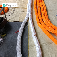 Cuerda de UHMWPE de Alta Densidad, 12 Hilos, Baja Elasticidad, Baja Extensión, Resistente a los Rayos UV, Alta Resistencia a la Corrosión, Certificación ISO, Venta al Por Mayor