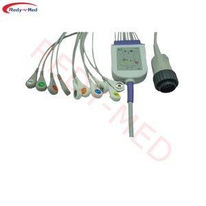 Câble EKG REDY-MED compatible Cardioline Delta 30/Delta 30D/Delta 60/Delta 60 Plus à 10 brins en TPU, longueur 3,6 m, certifié CE Classe I - Product Image 4