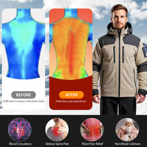 ז 'קט חורף חכם מזדמנים של גברים בתוספת גודל מחנאות חורף מזדמנים גברים פו גברים למטה ז' קט - Product Image 3