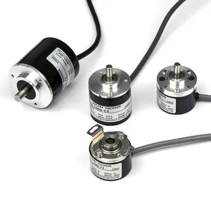 Speed Digital Speed Sensor IBG-OS25C-200C3 200 Pulses AB 2 Phase 25MM Diameter Incremental Optical Shaft 6mm Rotary Encoder