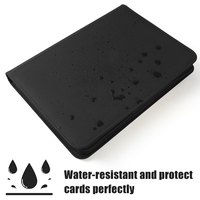 Classeur de cartes à collectionner en TPU à 12 pochettes avec logo personnalisé, album transparent à chargement latéral pour cartes de sport, protection multi-tailles