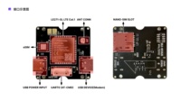 Carte d'extension de communication 4G Wireless-tag Cat1 LE271-GL WT271 Nano-SIM USB 2.0 38x38mm pour développement ESP32 S3/P4/ESP32-S31