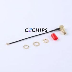 KH-SMAKW-IPEX-RG1.37-B90 RF Cable RF ( Input End Output End: SMA-K to IPEX )( Cable Length: 9cm )( IPEX Generation: 1 gen ) - Product Image 1