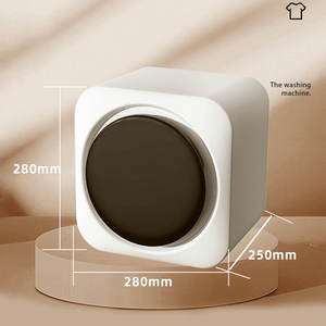 เครื่องซักผ้าฝาหน้าแบบติดผนัง อัตโนมัติเต็มรูปแบบ มาตรฐานสหรัฐอเมริกาและสหภาพยุโรป ฆ่าเชื้อด้วยความร้อน 65 องศาเซลเซียส ขนาดเล็ก เหมาะสำหรับเด็ก - Product Image 4