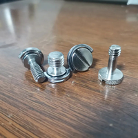 Tornillo de Montaje de Anillo en D de 1/4 de Pulgada, Tornillo Adaptador de Placa de Liberación Rápida para Trípode, Monopié, Fotografía DSLR, Fijación de Fotografía