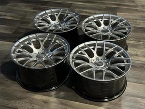 Máquina negra formadora de flujo Mingyue para <span class=keywords><strong>BMW</strong></span> E90 E92 E93 M2 M3 M4 F10 F25 <span class=keywords><strong>18</strong></span> 19 20 pulgadas 5X112 5X120 ruedas de coche de pasajeros escalonadas - Product Image 4