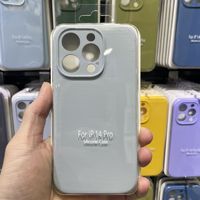 Penjualan Terbaik casing silikon penutup silikon cair lunak anti guncangan kotak Logo khusus untuk iPhone 15 Pro Max 14 13 12 11 Plus