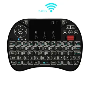 RII x8 Mini Wireless Touchpad Keyboard Backlit Lithium Battery For Android TV Box PC