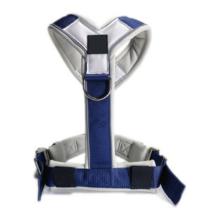 Juego de arnés de perro acolchado de espuma antideslizante de nailon personalizado de primera calidad, correa de Collar táctico para perro, hebilla de Metal de liberación rápida con mango - Product Image 3