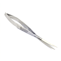 Ciseaux à cuticules et à sourcils de haute qualité, finition satinée, lame incurvée, acier inoxydable durable, pour droitiers, personnalisés, écologiques