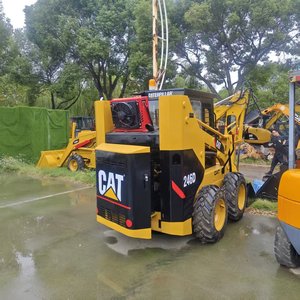 Caterpillar <b>Cat</b> 246D 2022 Model Secondhand Mini Skid Steer Loader 4x4 <b>Wheel</b> Drive <b>CAT</b> Engine 2.4 Ton Rated Load 60KW Power - Product Image 6