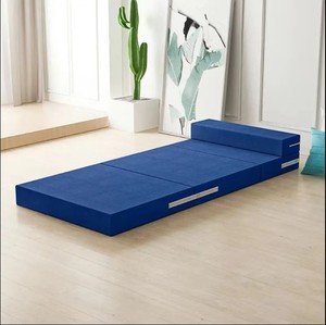 Xách tay bốn-gấp tập thể dục phòng tập thể dục MAT Yoga Mat có thể gập lại du lịch Bộ nhớ bọt nệm - Product Image 1