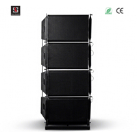 Système audio professionnel Line Array 15 pouces, 500W RMS, 1000W de puissance de crête, système sonore PA, contreplaqué de bouleau de qualité supérieure, 99dB