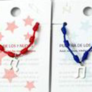 Pulseras con dijes de nudo de siete estrellas de acero inoxidable, unisex, bonito regalo hecho a mano - Product Image 5