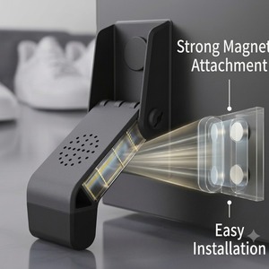 Fermaporta Magnetico Flessibile in Gomma, Supporto per Porta Pieghevole in Silicone, Chiusura Magnetica per Porta in Silicone, Fermaporta Flessibile e Pieghevole - Product Image 1