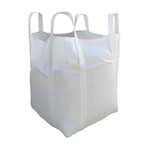 2 Ton 1ton Pp Super Sack 1.5 Tons Fibc Bags Jumbo Bulk Big Bags 1000kg 1500kg For Frewood Sugar Cement Fertilizer