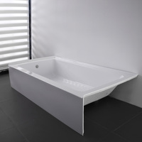 CUPC-Prix d'usine 60x28 Amérique du Nord Standard 3 murs Alcôve Jupe Baignoire Moderne 1.5m Salle de Bain Design