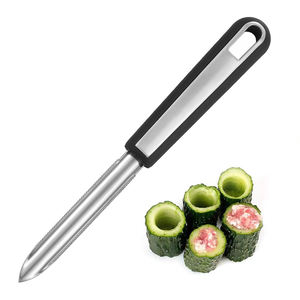 Carottier de courgette en acier inoxydable, extracteur de graines de légumes et de fruits, aubergine et courgette - Product Image 1