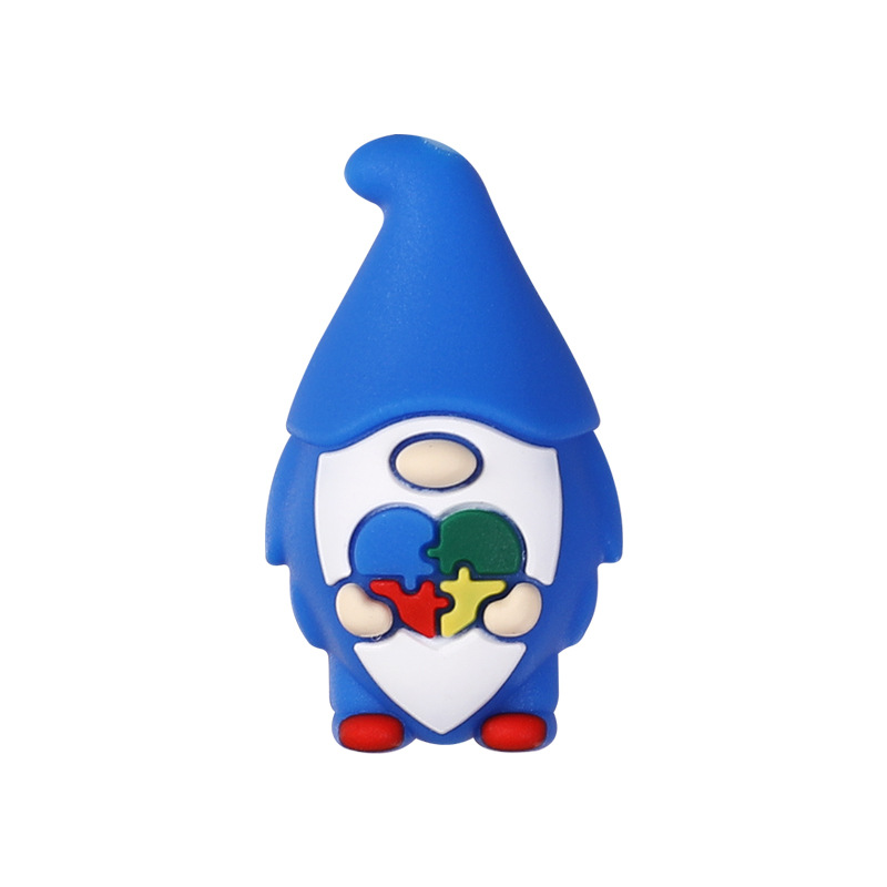 3D Autism Awareness Gnome