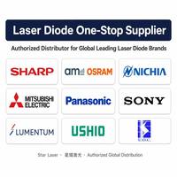 Diode laser rouge SHARP GH0631IA5GM 638nm 150mW TO38 à capuchon haut, monomode LD pour éclairage de scène, illumination RGB, usage industriel
