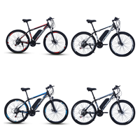 Vélo de montagne électrique pour adultes, 21 vitesses, moteur 250W, frein à disque, pneus larges de 26 pouces, batterie au lithium 36V 8Ah