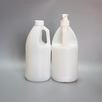 Bouteille en plastique blanche de 1 gallon, bidon en HDPE, conteneur de 1,5 L