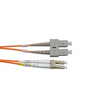 Câble de raccordement fibre optique COMTON Duplex LC SC Multimode OM1 62.5µm Orange pour réseaux FTTH/FTTB/FTTX 1m/Longueur personnalisée