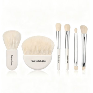 Professional Travel Makeup Brush Set Private Customization <strong>Foundation</strong> Blush Eye Brushes <strong>Compact</strong> Portable Convient Brush Makeup - Product Image 1