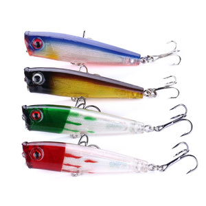 HENGJIA 6.5CM 6.6G-8 # <span class=keywords><strong>Leurre</strong></span> <span class=keywords><strong>Popper</strong></span> en gros pour la pêche en eau salée, <span class=keywords><strong>leurre</strong></span> <span class=keywords><strong>de</strong></span> <span class=keywords><strong>surface</strong></span> pour la pêche à la traîne - Product Image 3