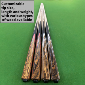 Queue <span class=keywords><strong>de</strong></span> <span class=keywords><strong>billard</strong></span> en bois massif, style monobloc, artisanale, haut <span class=keywords><strong>de</strong></span> gamme, sur mesure, fabrication artisanale, support ODM et OEM - Product Image 4