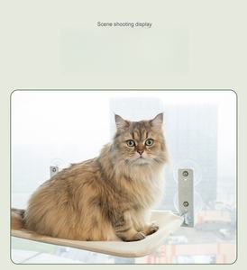 Lits pliables pour chat, mur sans fil, cadre métallique robuste, perchoir de fenêtre pour chat et chatons d'intérieur, hamac - Product Image 6