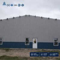 Conception de bâtiment préfabriqué en acier pour entrepôt de distribution de détail, entrepôt à hauts plafonds et installation logistique e-commerce